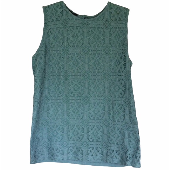 Talbots Tops - ❌ SALE ❌ 💚 Talbots Dressy Sleeveless Lace Blouse